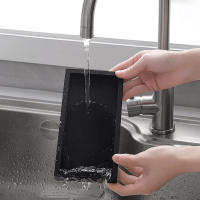 Dispensador De Jabón De Silicona Con Bandeja De Almacenamiento Para Baño Moderno Ecológico Tamaños Diferentes Bandeja De Contorno Para Jabón Esponja Perfume Velas - details 3