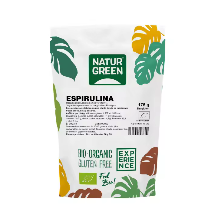 Naturgreen Espirulina Ecológica En Polvo 175G - 1