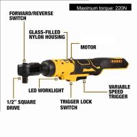 Llave De Impacto Eléctrica 980N.M Sin Cable 3/8 Pulgada Herramienta De Quitar Y Fijar Tornillos Para Batería Makita 18V - details 0