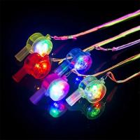 LED Light up Whistle Glow Whistles Con Lanyard Para Fiesta Noche Brillo En El Dark Para Cumpleaños Bodas Party Supplies - details 5