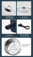 Olla Multifuncional Eléctrica De Capacidad Individual/Doble Capa Para Estudiantes En Dormitorio Antiadherente EU/US - details 16