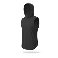 Top De Entrenamiento Con Capucha Para Hombres Top De Correr Mesh Secado Rápido Sin Mangas Deporte Al Aire Libre Baloncesto - details 1