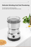 Mini Trituradora Eléctrica De 300ml Ultrafina Para Alimentos Para Bebés Café Especias Pimienta Trigo Molinillo De Granos Con 4 Hojas De Acero Inoxidable - details 7