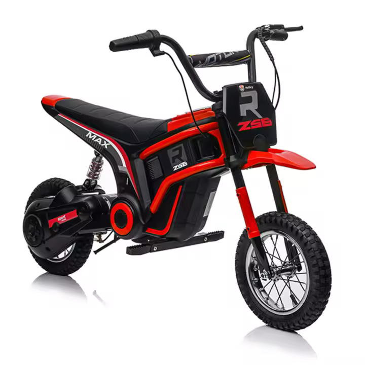 BabyCoches - Moto Eléctrica Niños, Vehículo Eléctrico de 24V con Motor de 350 W. Moto de campo todoterreno infantil con Neumático de 12'', Moto Cross para niños hasta 12 años, Vehículo eléctrico para niños con batería . - 1