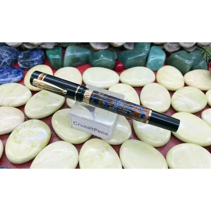 Pluma Estilográfica Convertible en Roller Nettuno 1911 Terra Collection Four Elements Limited Edition - 1