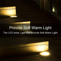 Lámpara Solar IP68 LED Para Exteriores Luz De Suelo Con Energía Solar Para Jardín Patio Camino Decoración De Jardín Luz Subterránea Para Pista Y Pared - details 4