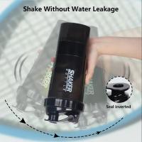 Botella De Proteína Con Agitador De 3 Capas Botella De Agua Con Mezclador Para Ejercicio Y Construcción Corporal Plástico - details 3