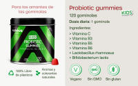 Probióticos con Vitaminas para niños en gominolas Aldous Bio 120 gummies sabor natural a cereza - details 0