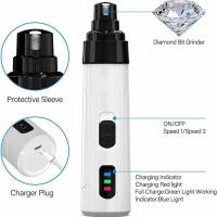 Molinillo de uñas para perros, cortaúñas Silent Groom Pro, nuevo cortaúñas eléctrico para perros para molinillos de uñas para perros recargables, molinillo de uñas para mascotas Poochie, herramienta de aseo para patas de mascotas (1 unidad) - details 4