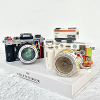 Nueva Cámara Mécanica Retro Para Hombres Y Mujeres Bloques De Construcción Artesanales Adornos Regalos De Vacaciones Para Niños - details 0
