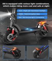 Scooter Eléctrico iScooter iX6 con Neumáticos Todoterreno Neumáticos de 11 pulgadas, Motor Trasero de 1000W, Velocidad Máxima de 45km/h, Batería de 48V y 17.5Ah, Autonomía de 60km, Bloqueo NFC, Sistema Antirrobo Inteligente, Vinculación con Teléfono - details 8