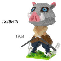 Figura De Anime Demon Slayer Bloques De Construcción Kimetsu No Yaiba Tanjirou Nezuko Zenitsu Kyoujurou Juguetes Para Niños Regalos - details 3