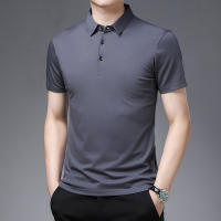 Camisa Polo De Verano Para Hombres 2024 Color Sólido Estilo Casual Comodidad Y Transpirabilidad Alta Calidad Polyester - details 8