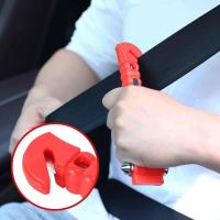 Car Window Safety Hammer 2-In-1 Car Escape Tool Car Window Breaker Life-Saving Hammer Seatbelt Cutter First-Aid Survival Tool - details 2