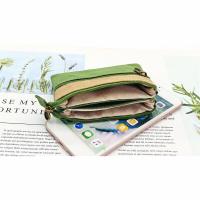 Monedero Corto De Algodón Para Mujer Bolso De Monedas Y Tarjetas Mini Bolso De Mano Para Niñas Y Damas Tamaño 12x9cm - details 7