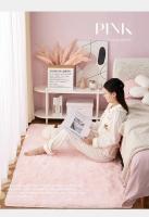 VIKAMA Alfombra De Seda Y Lana Verde Lujo Para Dormitorio Y Sala De Estar Alfombra Nórdica Para Mesa De Café Y Lado De Cama Para Habitación De Niña - details 13