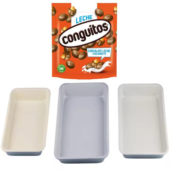 Pack repostería:CONGUITOS LECHE DOYPACK 220G+Set 3pc moldes para horno menorca - 1