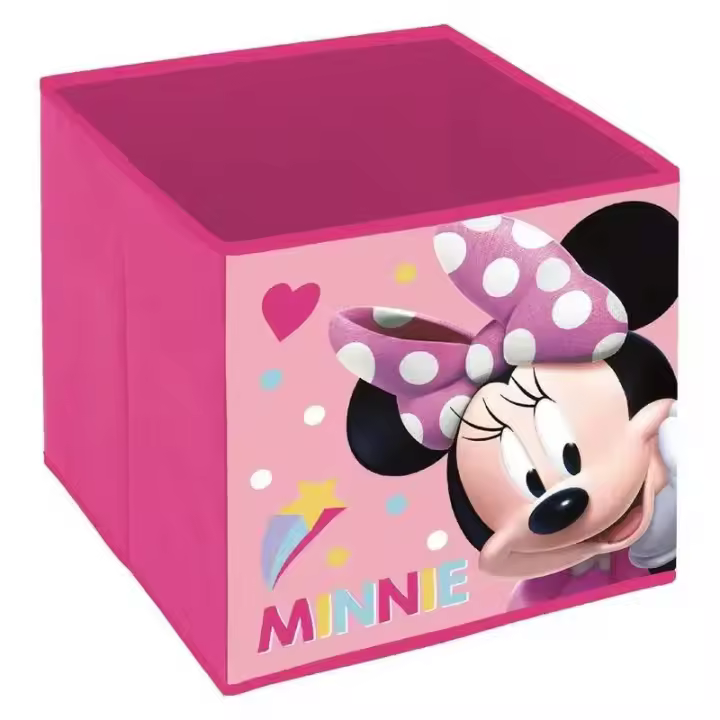 Caja infantil plegable Minnie Mouse guardatodo 31x31x31cm WD13983 ARDITEX - 1