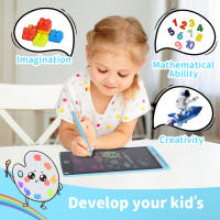 Tablet De Escritura LCD De 6.5 Pulgadas Tablero De Dibujo Erasable Para Niños Juguetes Regalos Para Niños De Ojos Azules - details 3