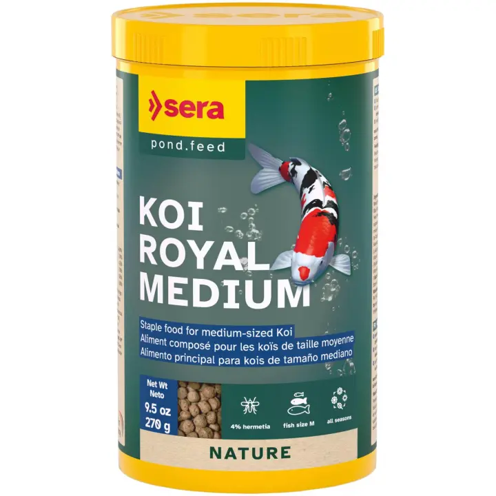 Sera Koi Royal Medium - Alimento Principal para Kois entre 12-15 cm - 1