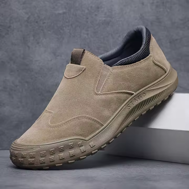 Zapatos Casuales Para Hombre 2025 Antideslizantes Transpirables Ligeros Con Suela Suave Para Trabajo Interior Y Exterior Moda Sandalias De Playa - 1