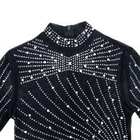 Vestido De Baile Elegante Para Mujer Con Diamantes Y Malla Largo De Manga Elegante Para Fiesta Y Noche Vestido De Lujo - details 10