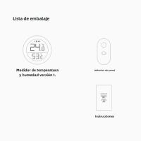 Sensor De Temperatura Y Humedad Qingping T Versión Bluetooth Compatible E-Link INK Termómetro Inteligente Para Interior Compatible Con Apple HomeKit - details 15