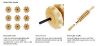 Rodillo De Masaje De Madera Para Puntos Trigénicos Y Libro De Masaje Manual Para El Gimnasio Uso Doméstico Alivio De Músculos Dolorosos Y Cellulite - details 3