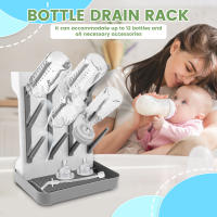 Rack De Secado Vertical Para Botellas De Bebé Organizador Espacioso Soporte Para Botellas Y Tazas Ahorra Espacio - details 3