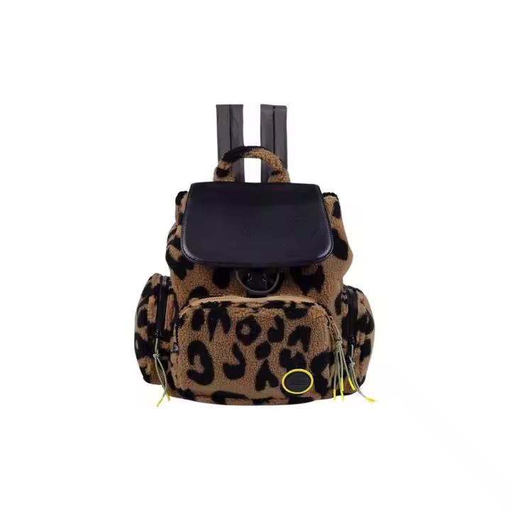 Mochila Munich Deep FW24 Leo Marrón y Negro - 1
