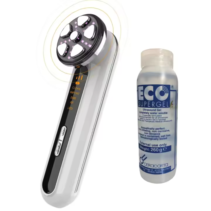 MISTIK  Radiofrecuencia facial EMS Terapia Led Limpieza Facial Masaje Sonico 8000 rpm e Importacion de Cosmeticos Genera Colageno Elastina Trabaja Arrugas lineas Fins y de Expresion Uso en Casa Regalo para Mujer Mistik Beauty Madrid - 1