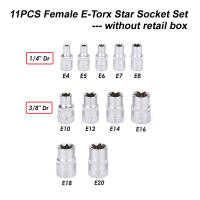 Juego De Llaves Torx Y E-Torx 34/29 Piezas Con Driver 1/4" 3/8" 1/2" Herramienta Manual Para Reparación De Coches - details 13