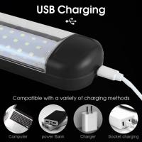 LED Work Light, Rechargeable Magnetic Base, Waterproof, 3 Modes, LED Flashlight, Inspection Light for Auto Repair, Home and Outdoors, Comes with Charging Cable - details 2