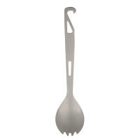 Lixada Cuchara De Titanio 2 En 1 Para Camping Y Viajes Con Abrebotellas Utensilio De Picnic Y Cena Para Mochilera - details 19