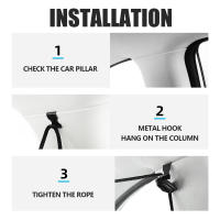 Cortinas De Ventana Para Coche Universal Cortinas De Sol Divisor Entre Asiento Trasero Blackout Camperize Sunscreen Material Sintético - details 7