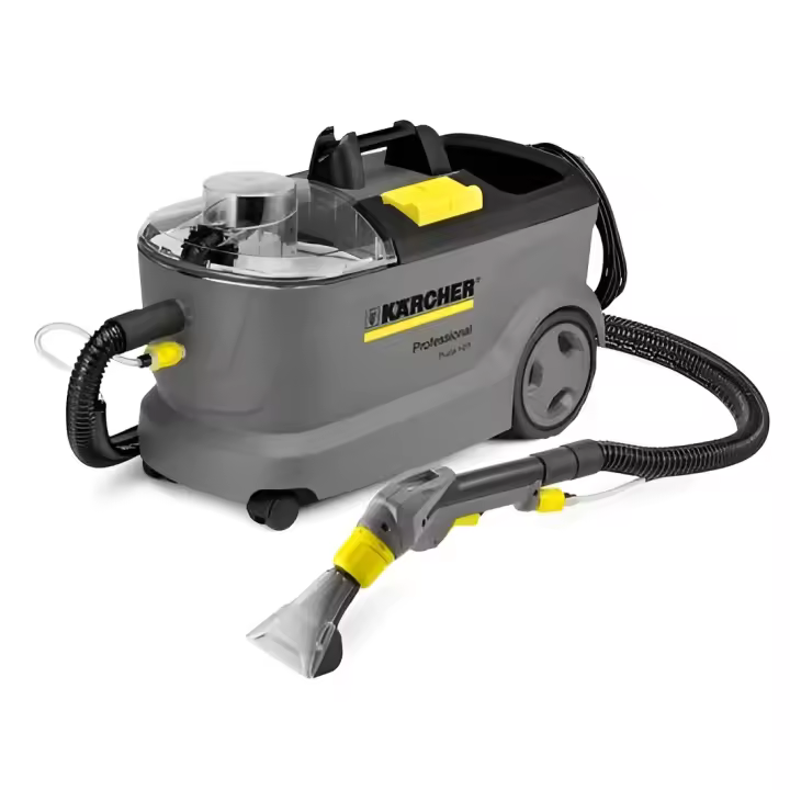 Kärcher Puzzi 10/1 - Aspiradora (1250 W, Agua, Húmedo, Profesional), Negro/Amarillo - 1