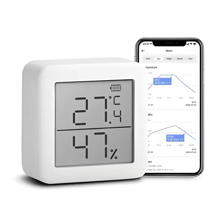 Termohigrómetro Digital Switchbot - Monitoreo de Temperatura y Humedad | Bluetooth | Alerta Inteligente - 1