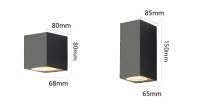 Lámpara De Pared LED Impermeable Para Exterior GU10 Base Iluminación De Jardín Y Porche Acero De Aluminio 86-265V Contemporánea - details 3