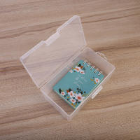 Caja De Almacenamiento Para Joyería Y Maquillaje Transparente Plástico Ecológico Para Pendientes Y Anillos Caja Organizadora De Hardware De Cosméticos LEENKEA - details 5
