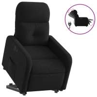 vidaXL Sillón eléctrico reclinable elevable de tela Gris claro, Gris oscuro, Negro Sillon Dormitorio Sillon Comodos Silla Relax Sillón Sofá - details 1