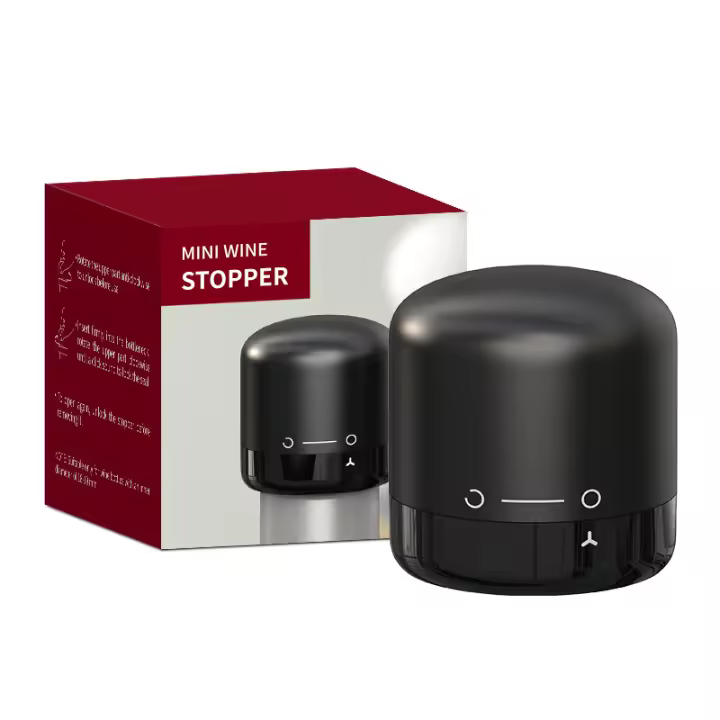 Tapa De Vino De Silicona Reutilizable Para Botella De Vino Tinto O Champagne Color Rojo Tapón De Vino Para Barra Herramientas De Cocina Y Comida - 1