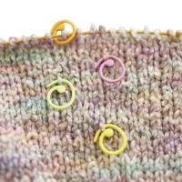 Marcadores De Colorido Metal Bohemio Para Tejer Abiertos Anillo Herramientas De DIY Para Crochet Y Yarn Craft - details 1