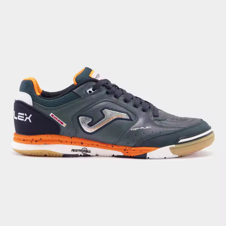 Joma Zapatillas de Fútbol Sala Top Flex Rebound 2417 Verde/Naranja - 1
