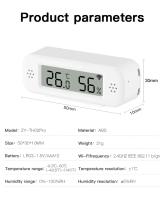 Termómetro Y Higrómetro Inteligente Mini WiFi Tuya Compatible Con Google Home Yandex Alexa Control Remoto Por App Con Alarma - details 11