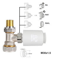 Nuevo Termostato Tuya TRV 2024 Válvula Termostática Para Radiador Controlador De Temperatura Para Calefacción Del Hogar - details 2