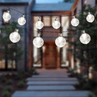 Lámparas De Bolitas Solares Para Exterior Cadena De Luces Impermeables Agua Cristal Navidad Fiesta De Jardín Decoración De Vacaciones - details 9