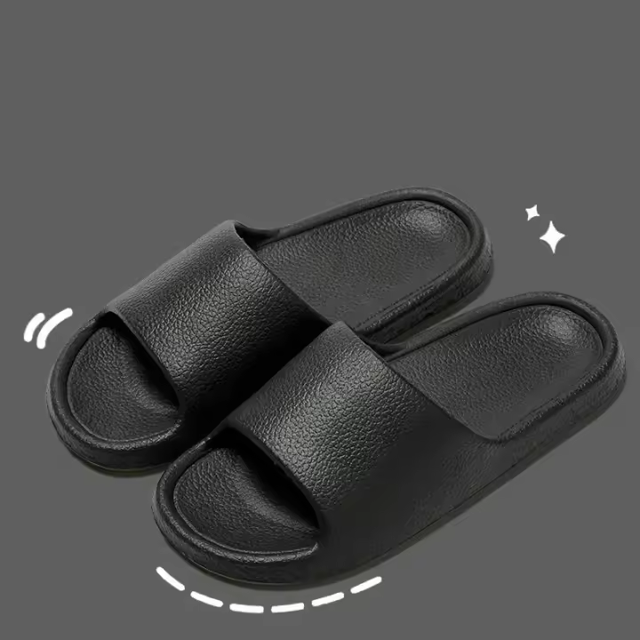 Sandalias De Hombre EVA Antideslizantes Sencillas Y Cómodas Zapatillas De Showers Para Interior Y Exterior Color Sólido Zapatos De Pareja - 1