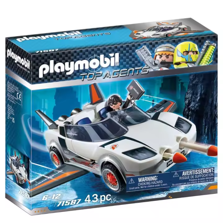 Playmobil (71587) agente secreto y racer, Top Agents - 1