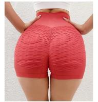 Pantalones De Yoga Para Mujer Cintura Alta Elevador De Glúteos Estiramiento Terciopelo Fitness Running Shorts Transpirables Verano - details 6