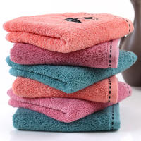 Juego De Toallas Para Niños De Bambú Con Bordado De Gato Tamaño 34x76cm Toallas De Baño De Viaje Desechables Máquina Lavables Absorbentes Para Rostro Y Manos - details 5